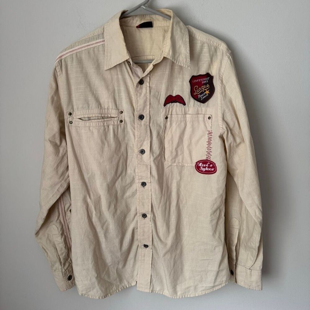 Vintage Y2K Levi’s Sykes Utility Shirt Rare Collectible 2000’s Streetwear Size L